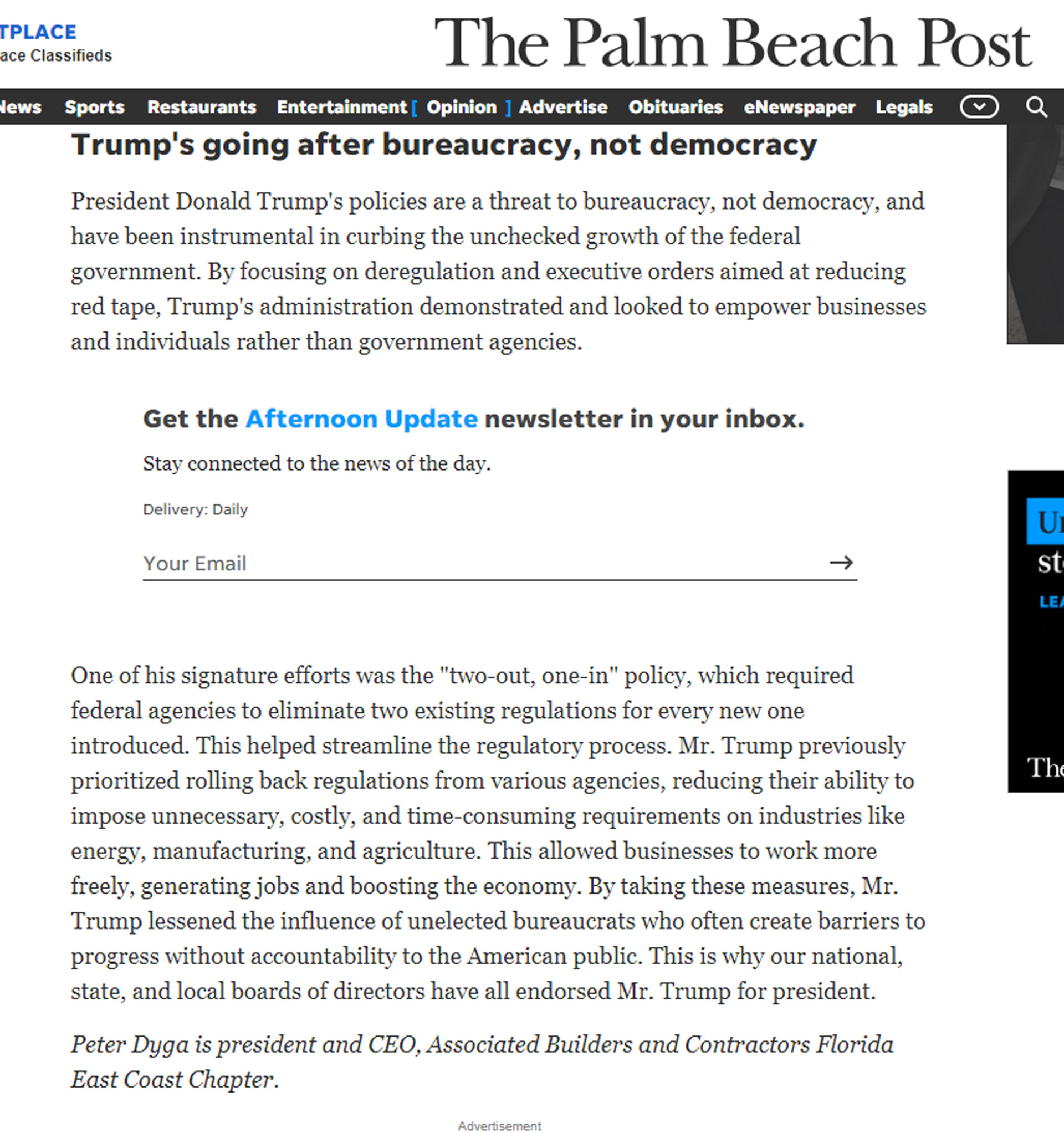 Palm Beach Post op Ed 11.3.24