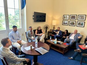 Meeting with US Representative Jared Moskowitz (D FL) District 23 b