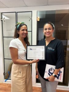 Stephanie Torres, receives on behalf of R. O. Projects