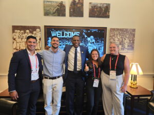 US Representative Burgess Owens (R UT) with FEC Young Professionals