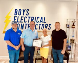 Andrew Wyatt, Kyle Nylander, Brian Trumble Boys Electrical