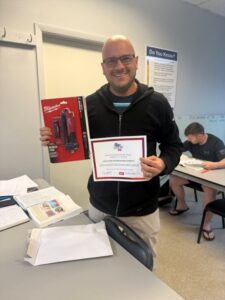 Juan Gaviria ABCI's Student of the Month