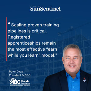 CEO Peter Dyga in the South Florida Sun Sentinel